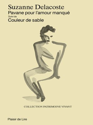 cover image of Pavane pour l'amour manqué--Couleur de sable